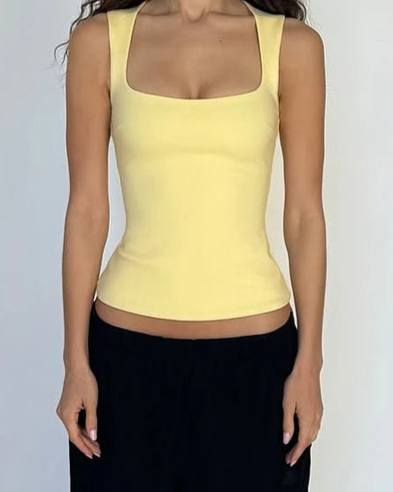 wide shoulder strap vest