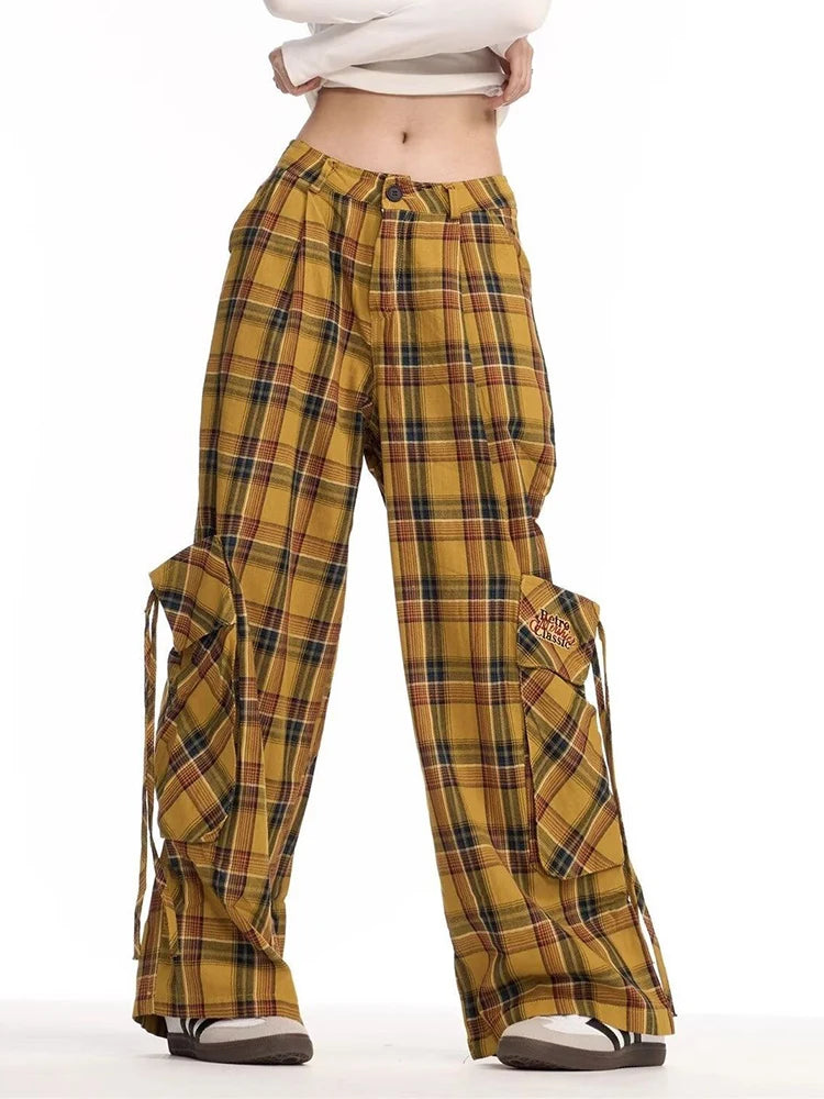 Plaid Cargo Pants