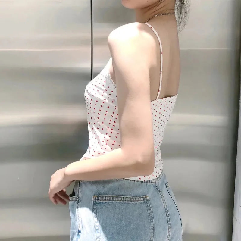 Lace Tanks Crop Tops