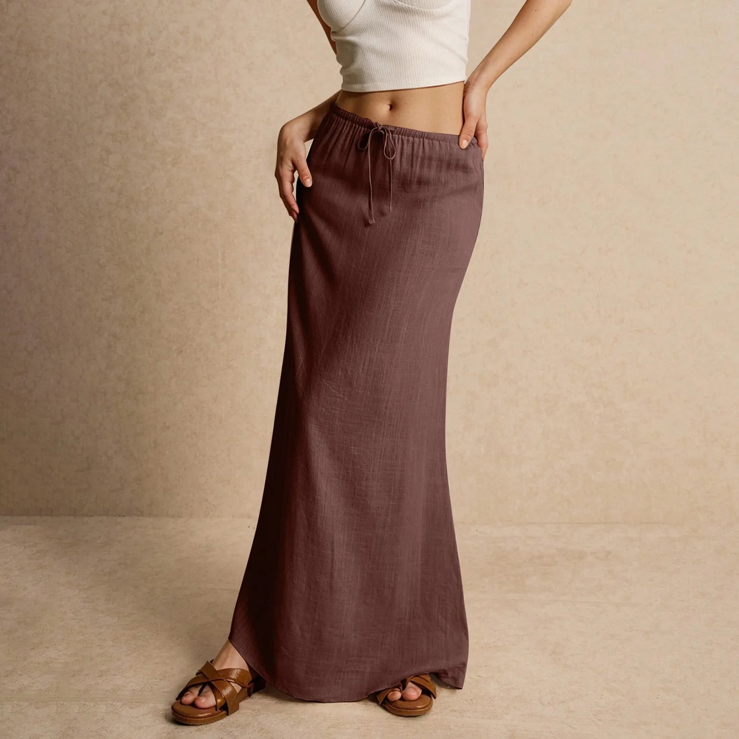 Maxi Low Waist  Skirts