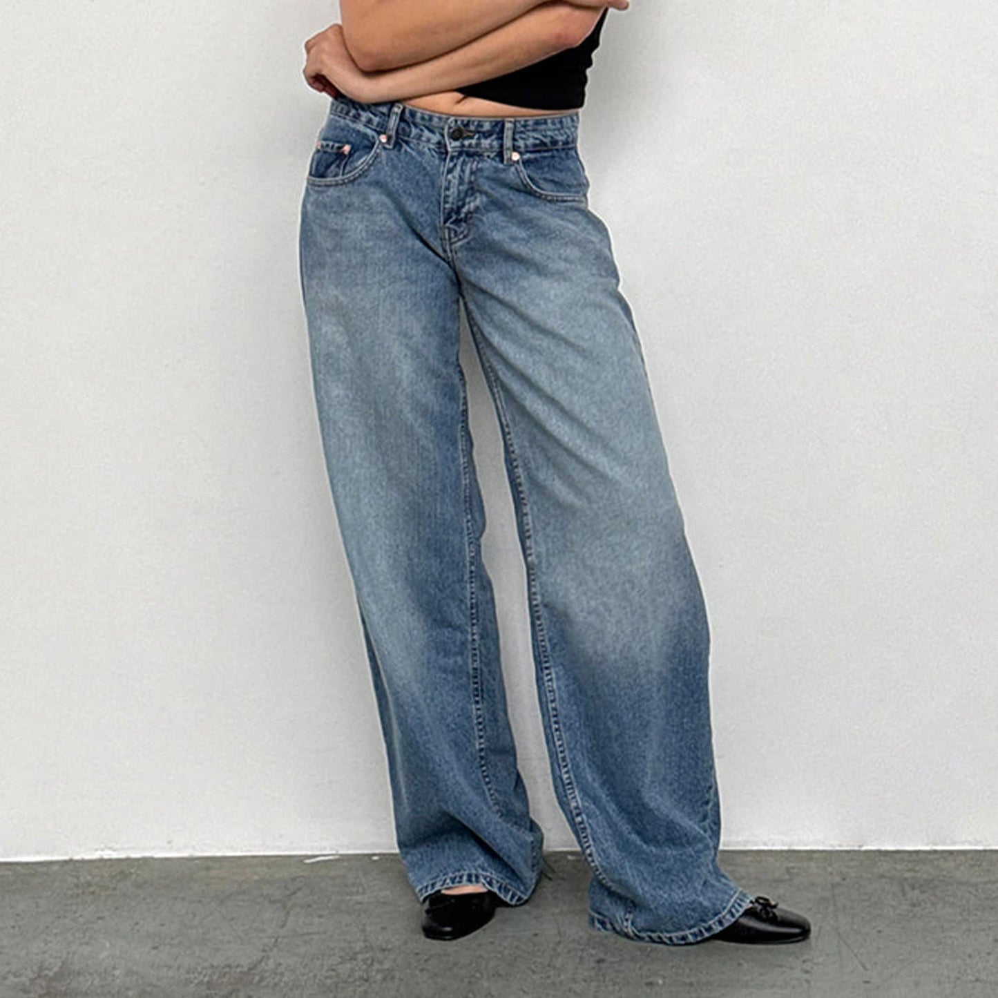 Low Waist Baggy Denim Jeans