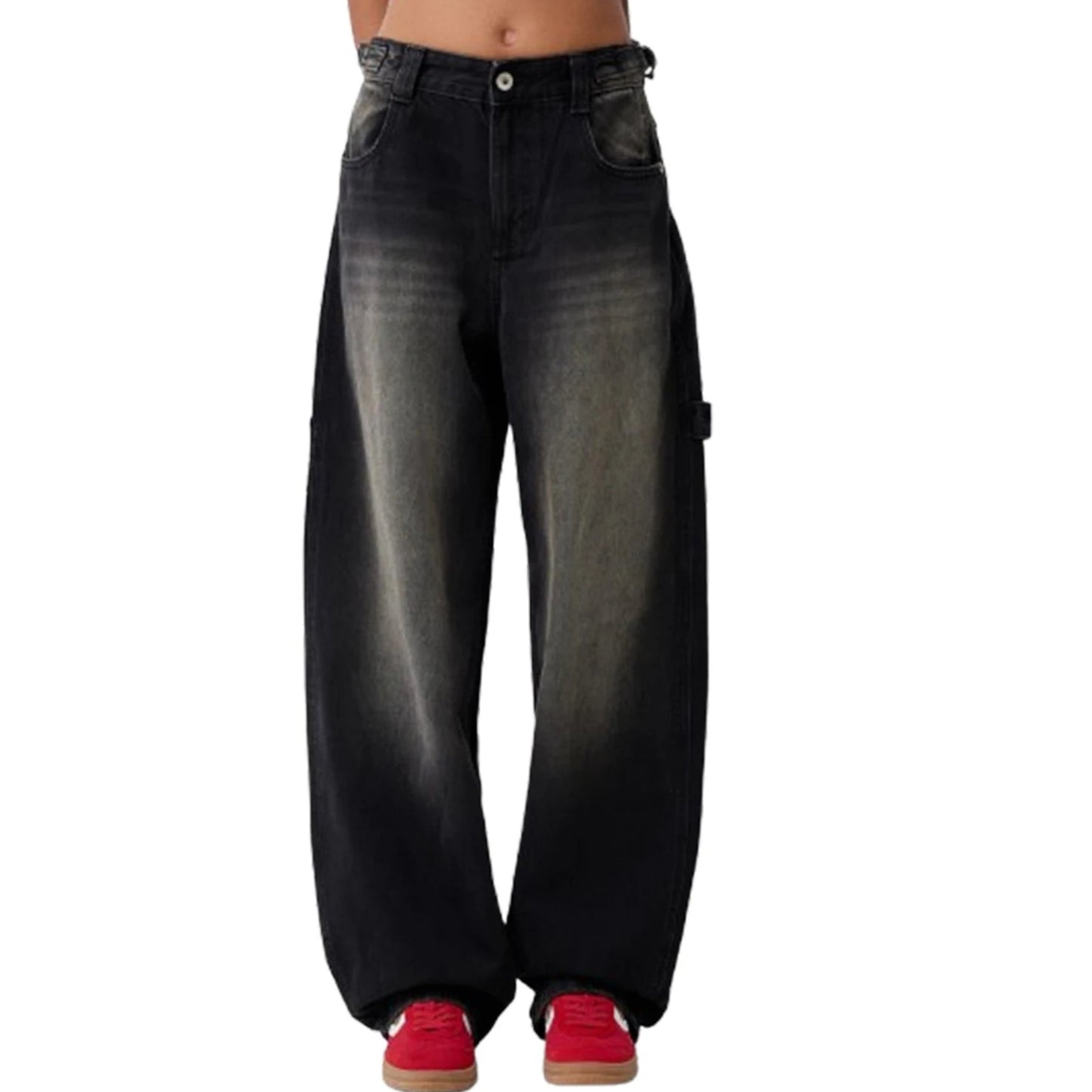 Wide Leg Denim Pants