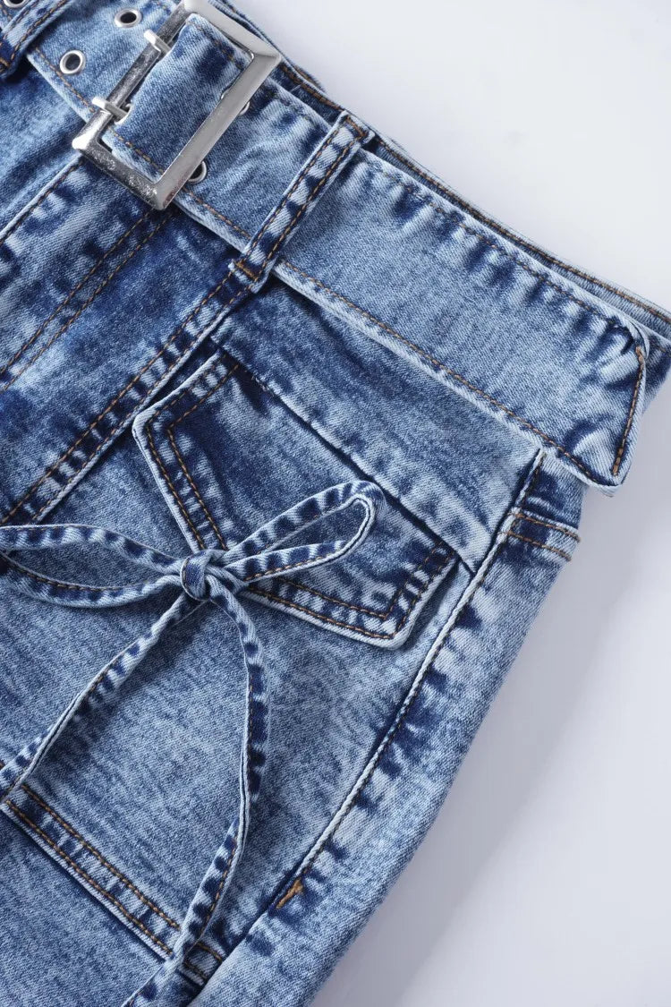 Denim Mini Skirt