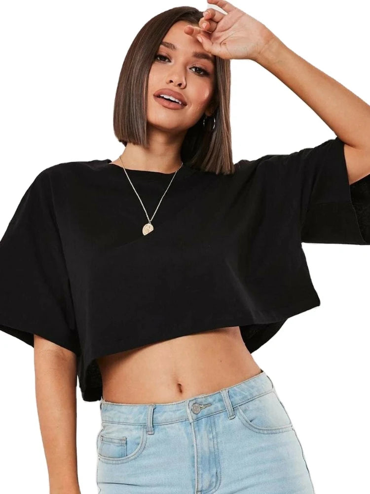 Short Sleeve Crop Top