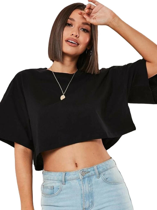 Short Sleeve Crop Top