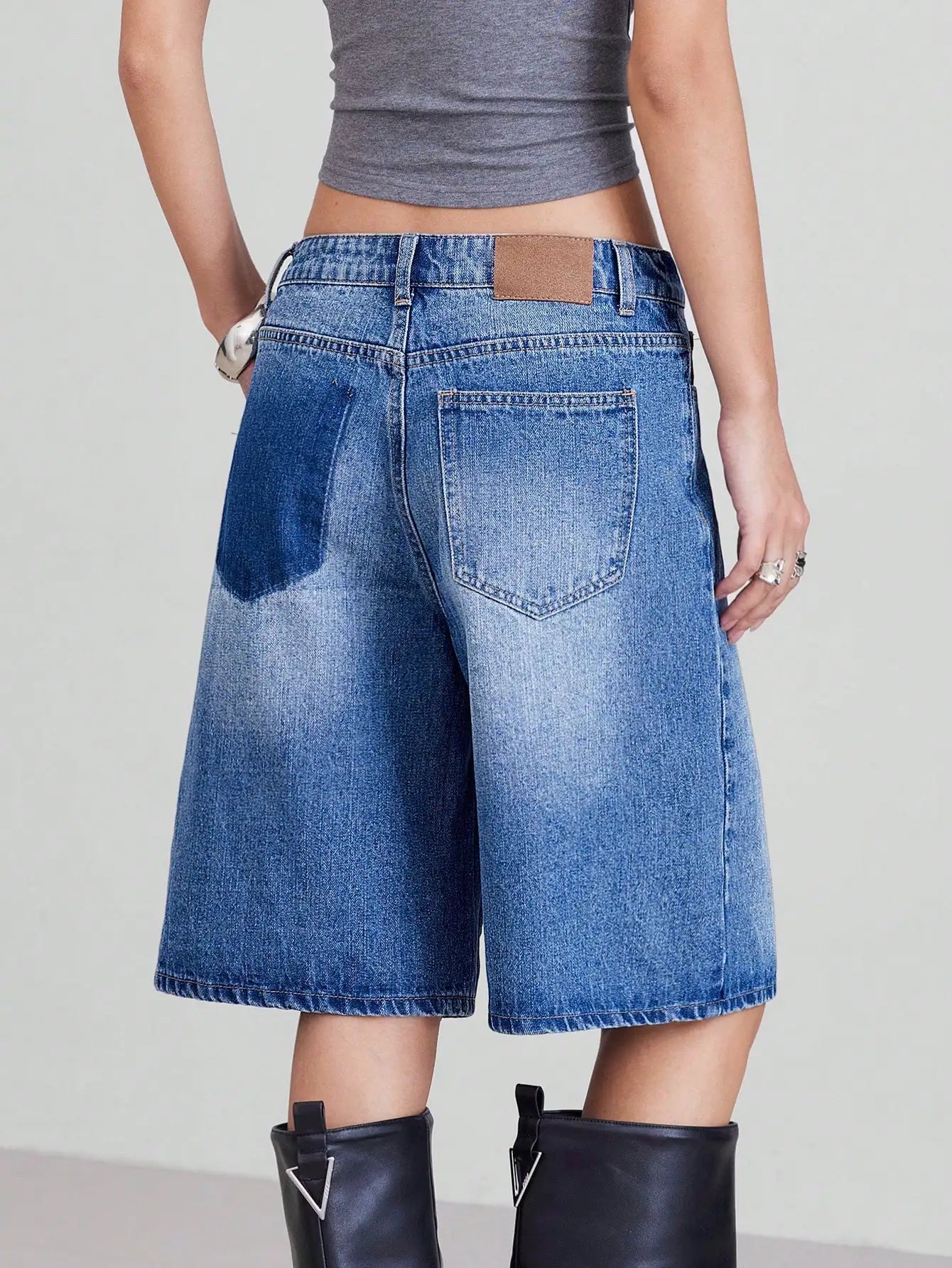 Denim baggy Shorts