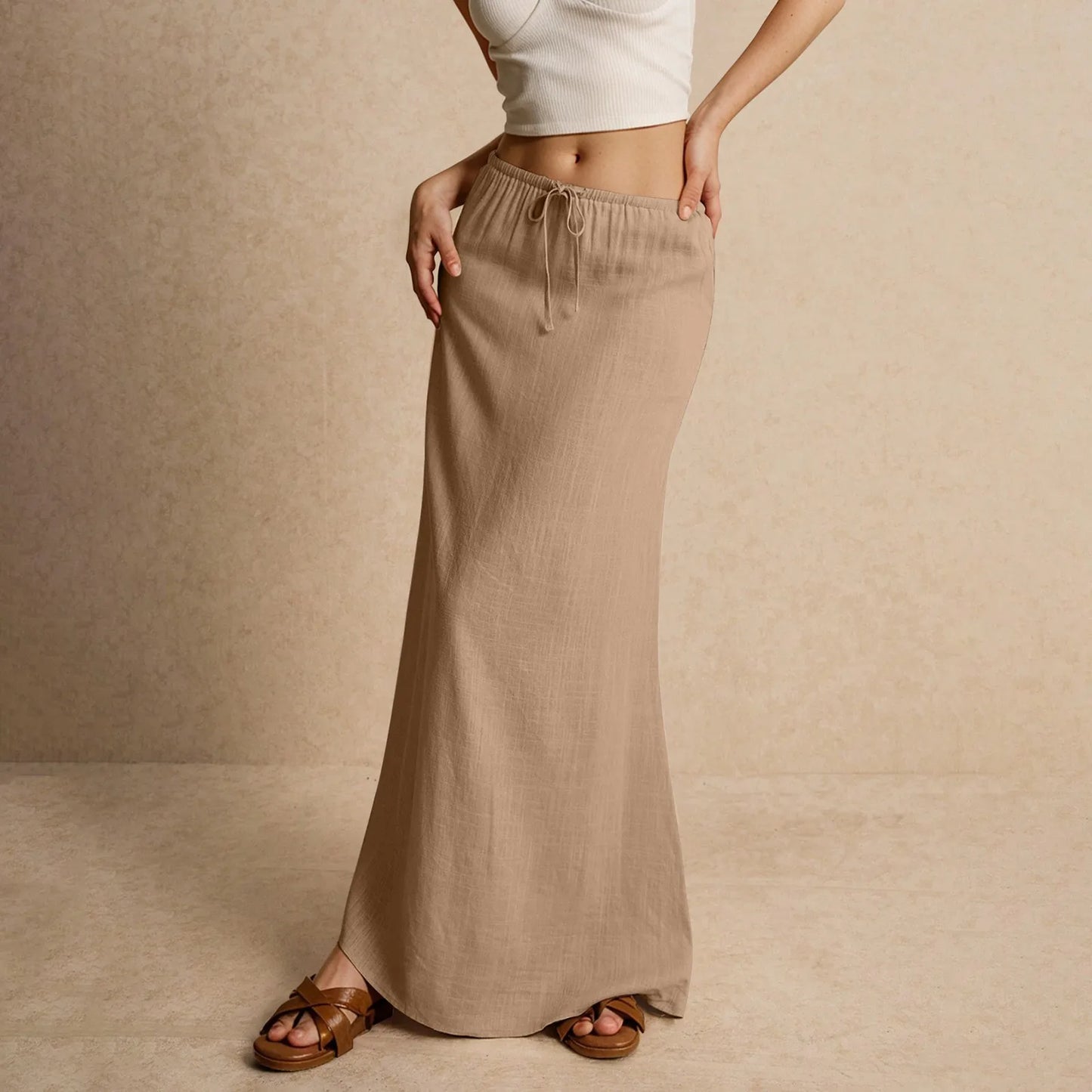 Maxi Low Waist  Skirts