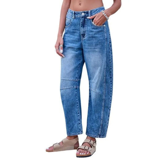 Wide Leg  Denim Jeans