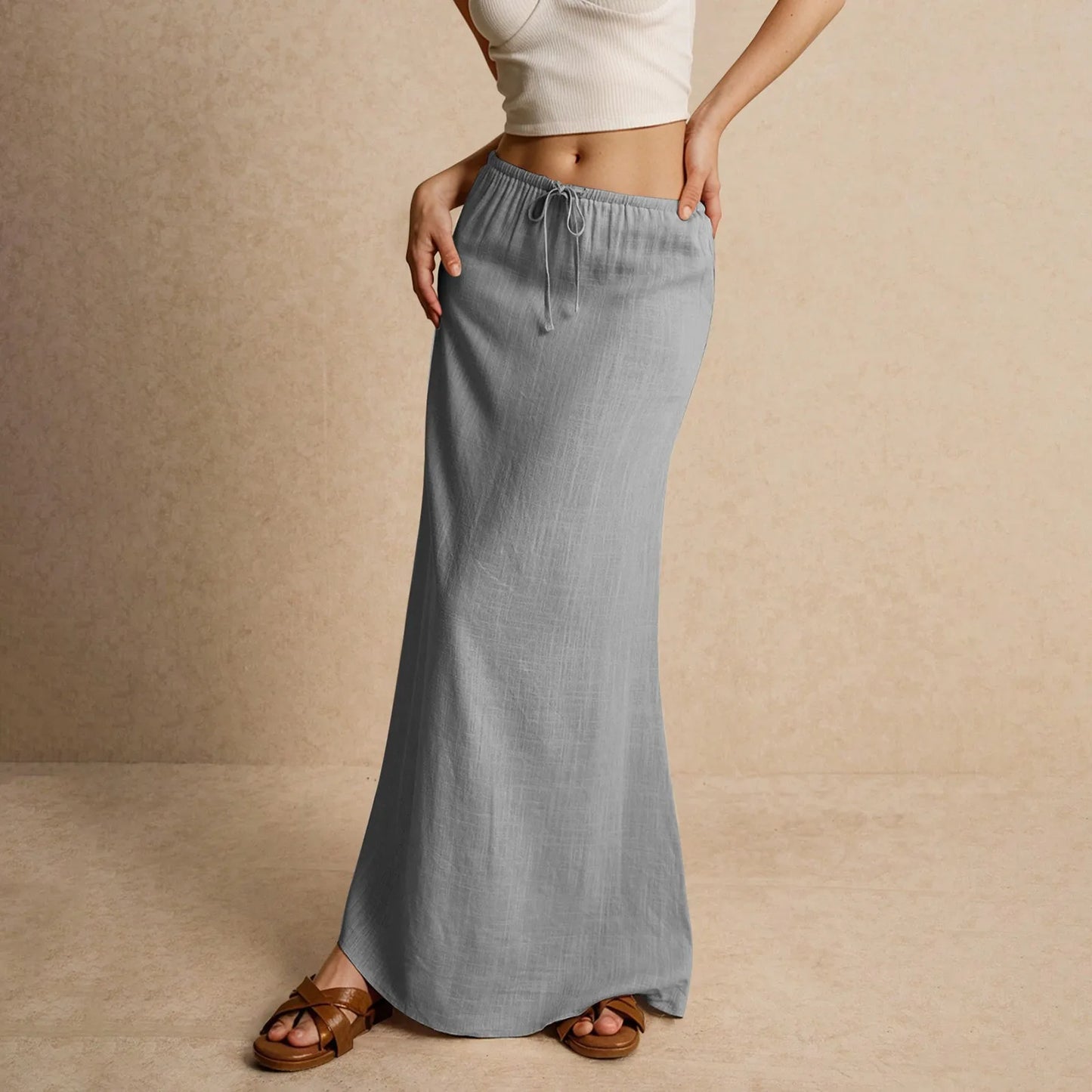 Maxi Low Waist  Skirts