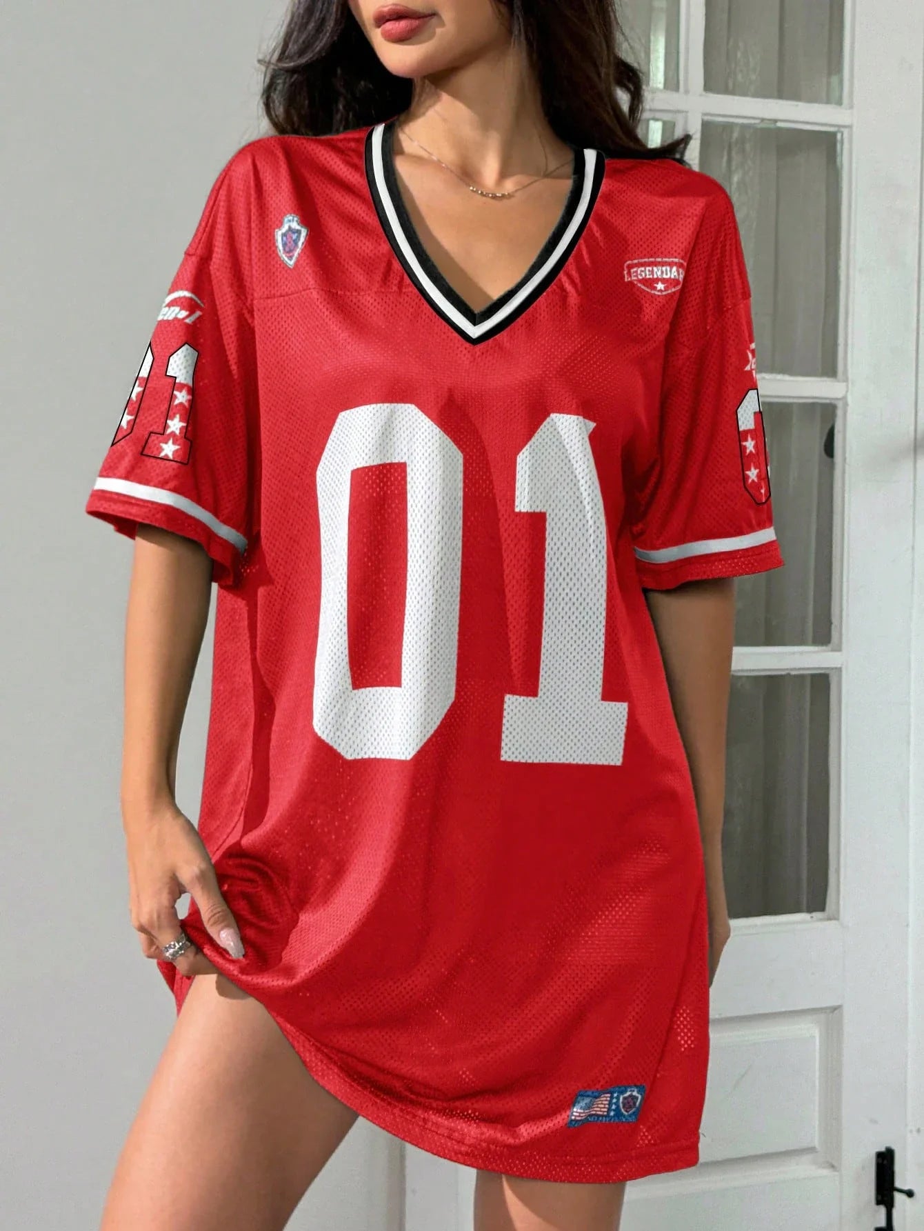 Plus Size Football Jersey
