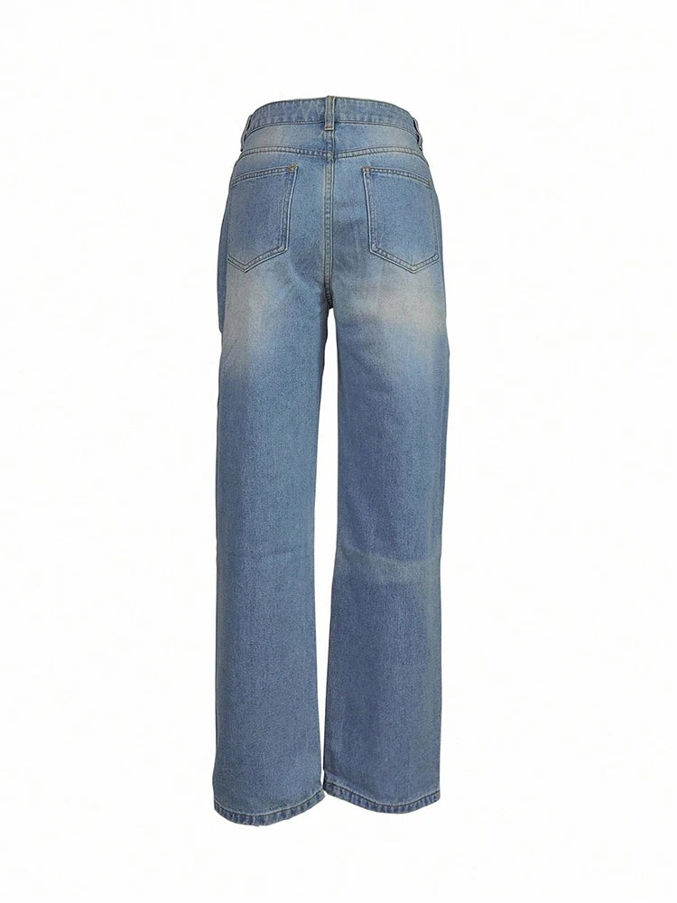 Front Multi Button Denim  jeans