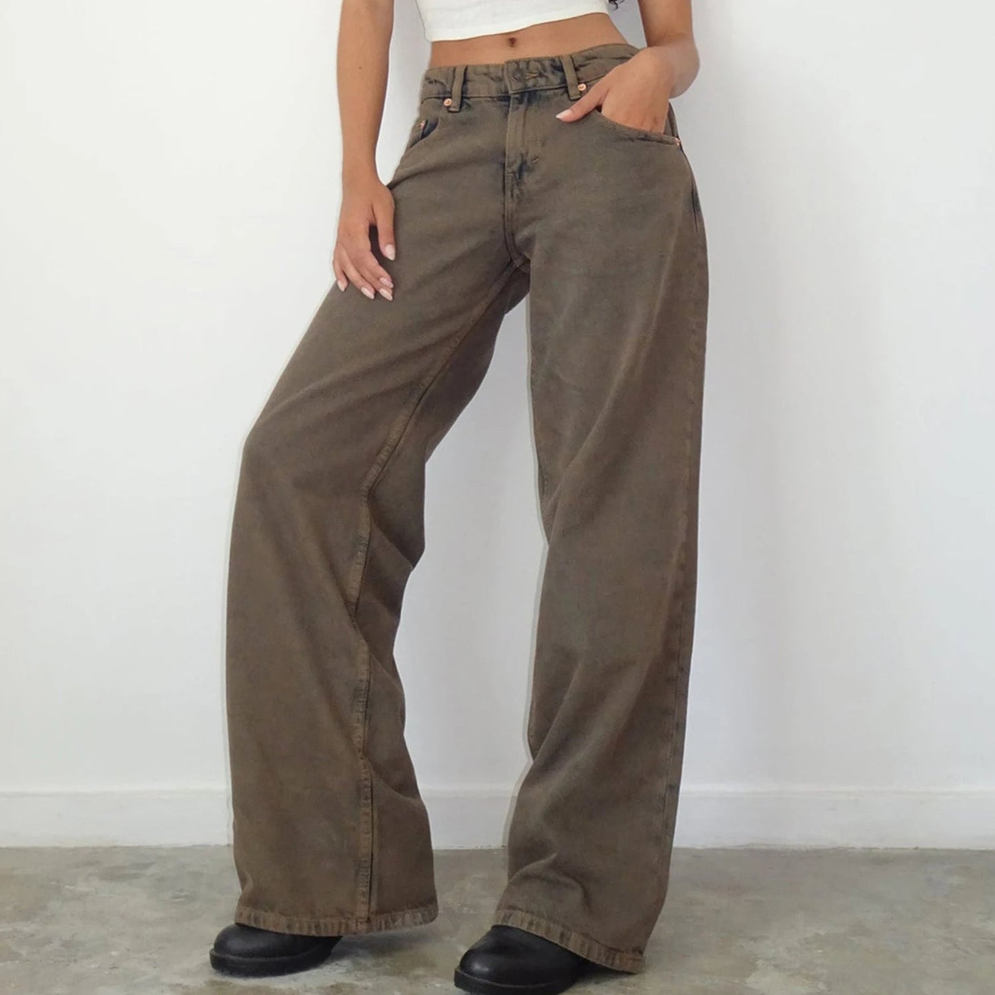 Low Waist Baggy Denim Jeans