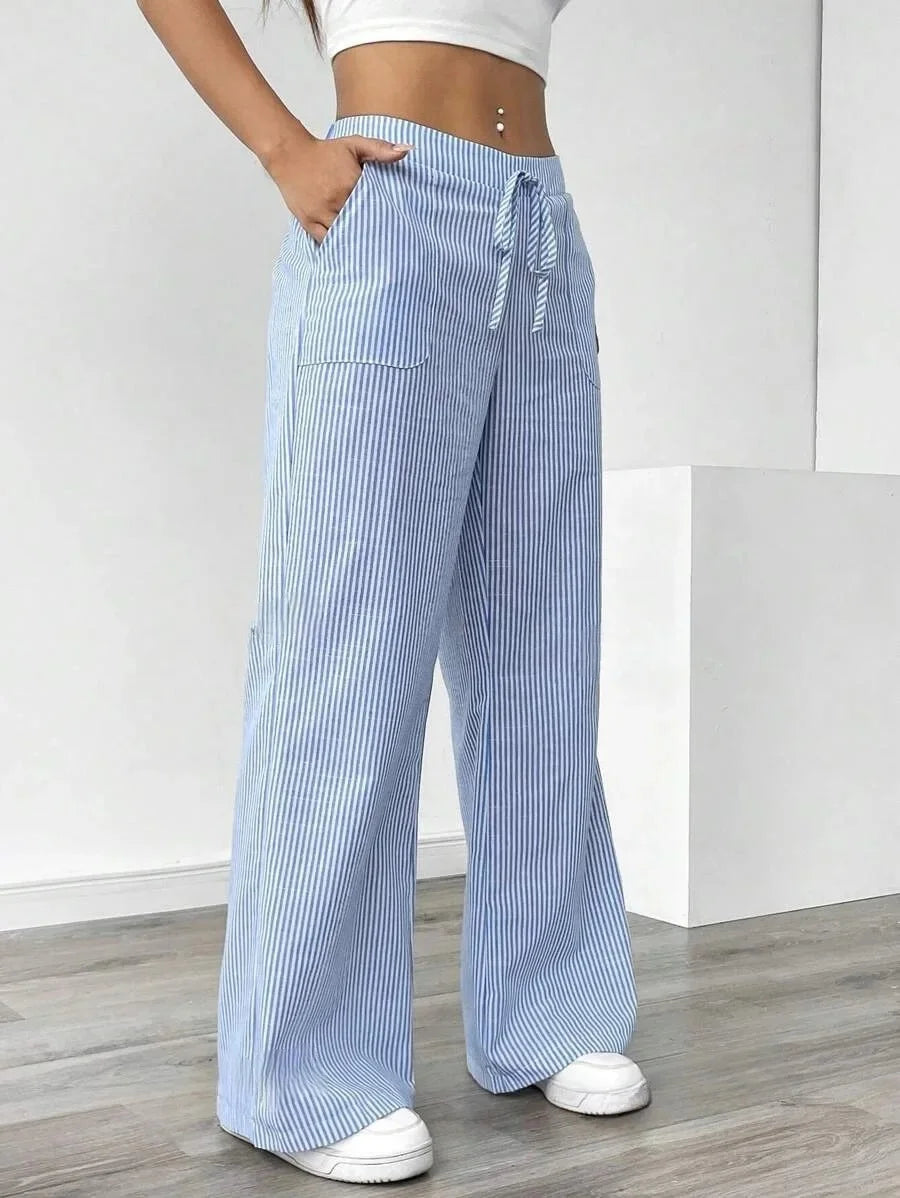Wide Leg Cross-Border Long Pants
