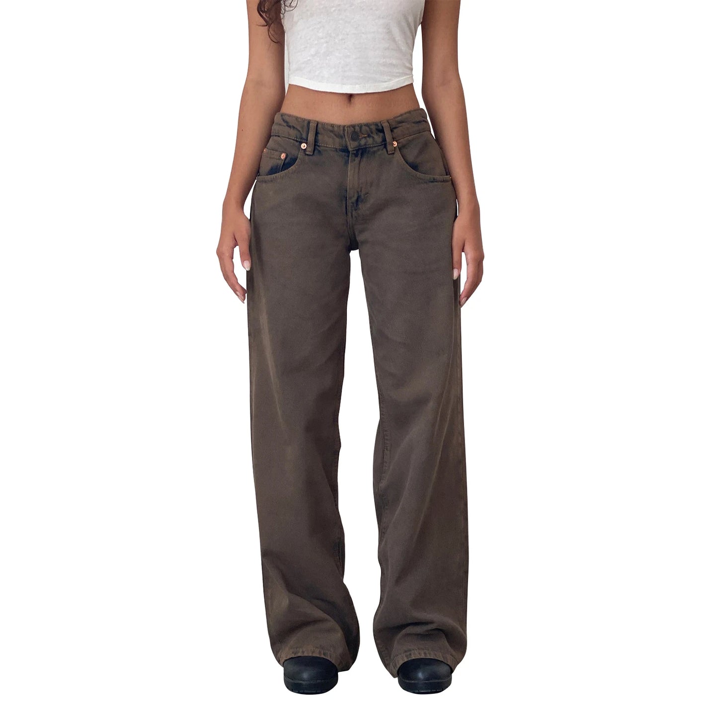 Low Waist Baggy Denim Jeans