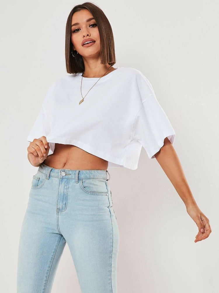 Short Sleeve Crop Top