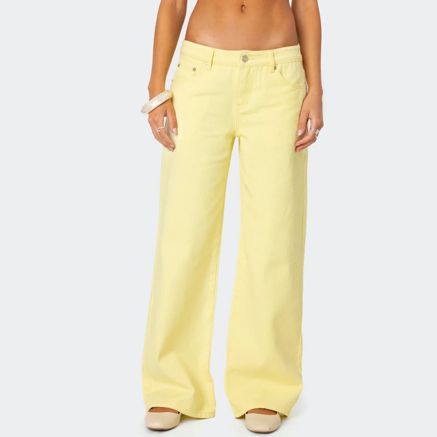 Boyfriend Wide Leg Denim Jeans