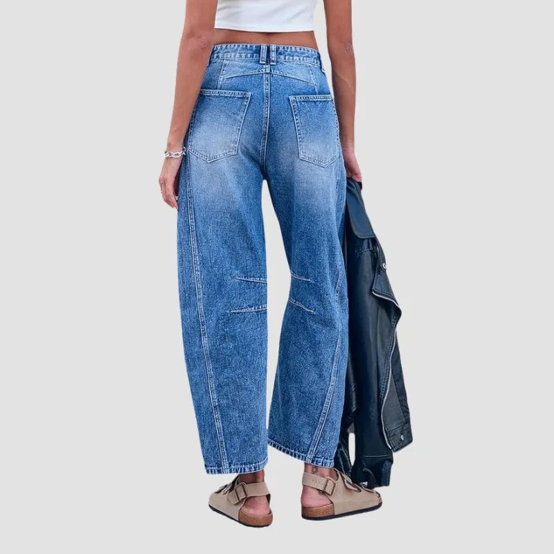 Wide Leg  Denim Jeans