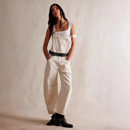 Straight-Leg Denim Jeans