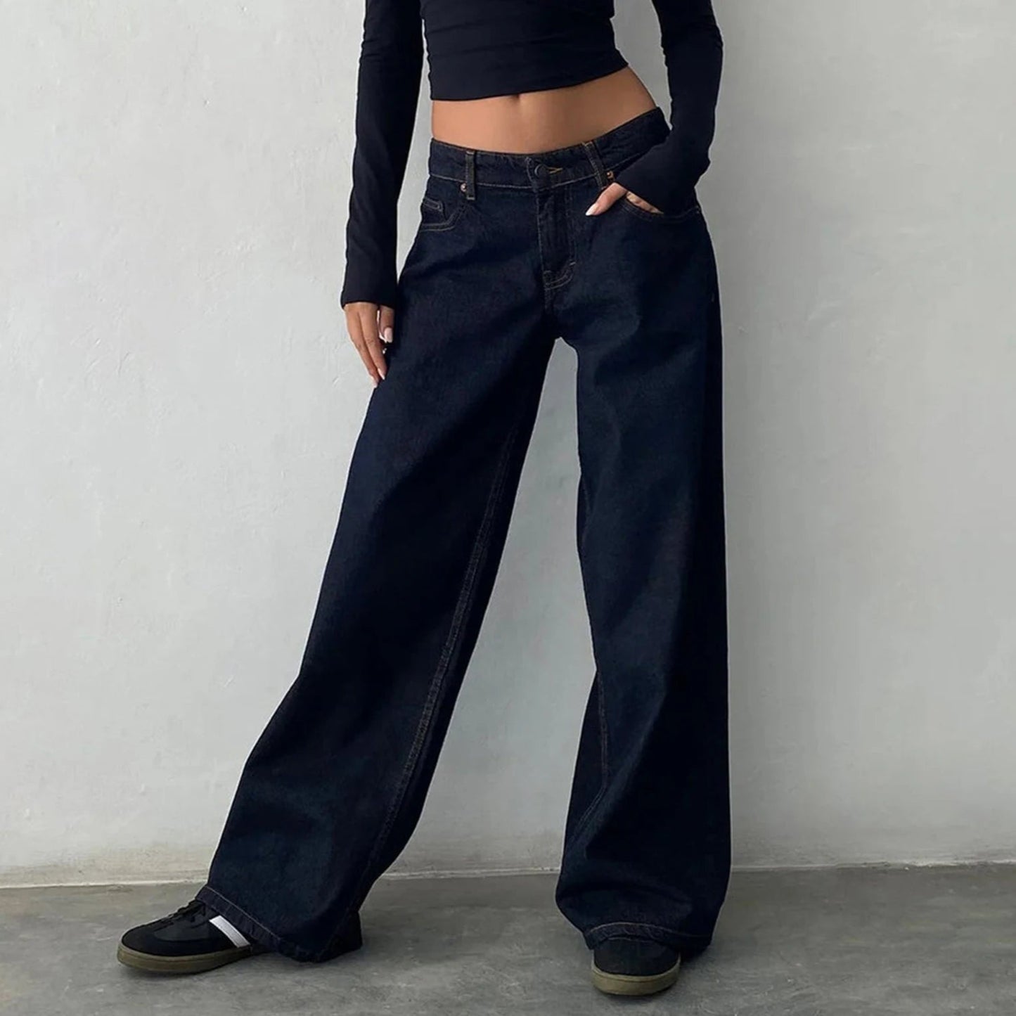 Low Waist Baggy Denim Jeans
