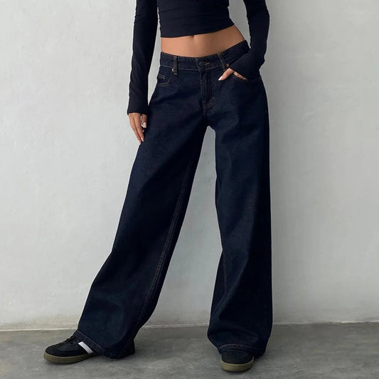 Low Waist Baggy Denim Jeans