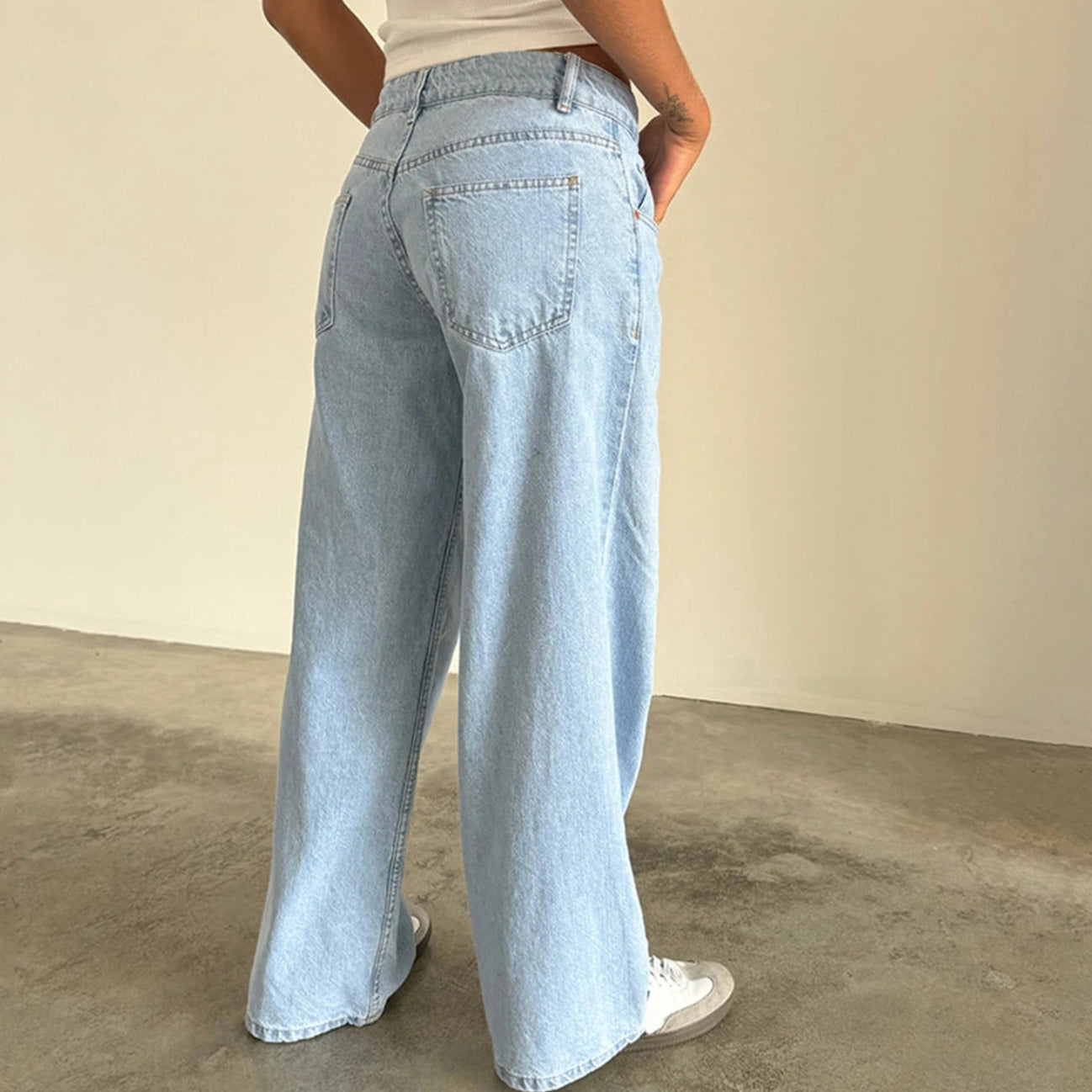 Low Waist Baggy Denim Jeans