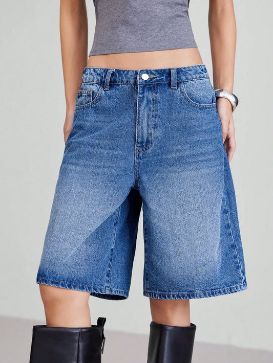 Denim baggy Shorts