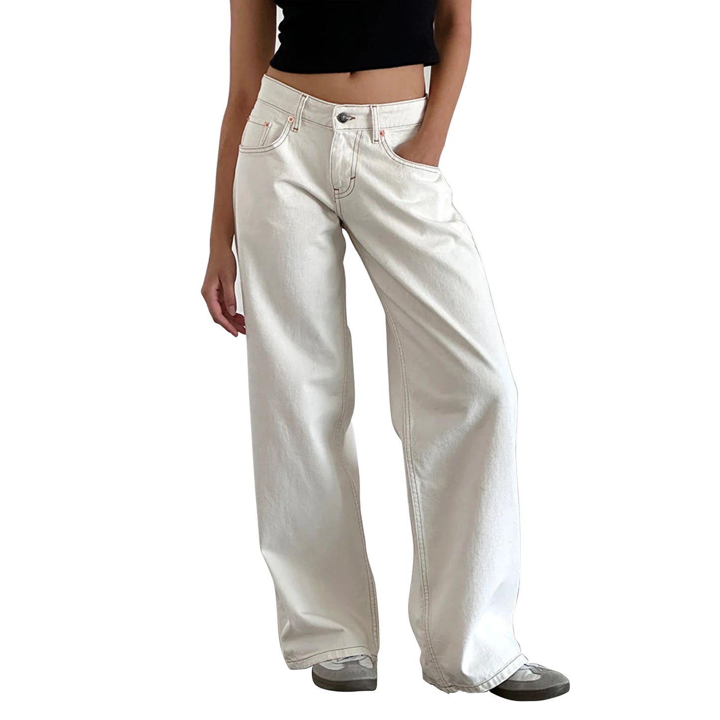 Low Waist Baggy Denim Jeans