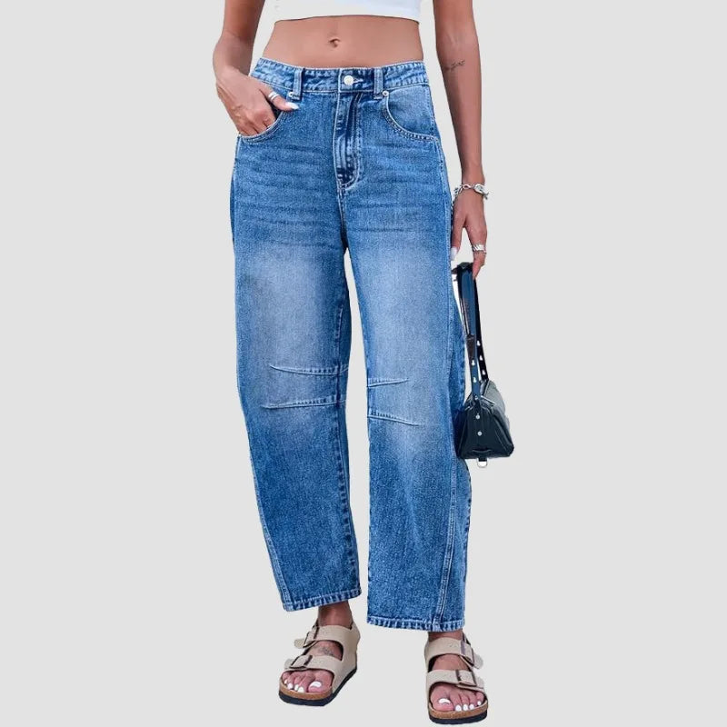 Wide Leg  Denim Jeans